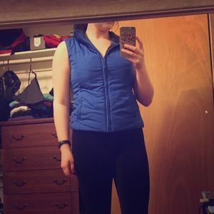Blue areopostale vest